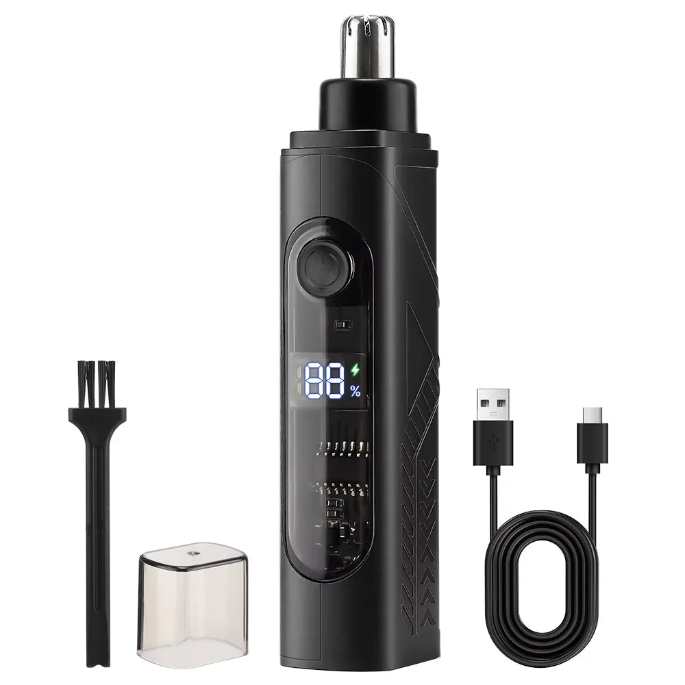 Portable Nose Ear Hair Trimmer Electric Clipper for Men Women Rechargeable Painless Hair Removal Kit Beauty World Shop