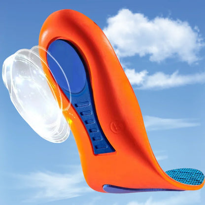 Orthopedic Sports Elasticity Insoles For Shoes Sole Unisex Technology Shock Absorption Breathable Running Insoles Beauty Fashion