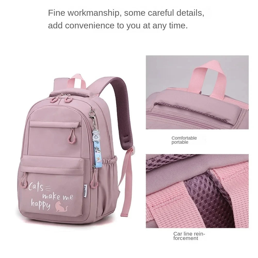 Teenage Girls School Bag Children Backpack Class Child Kids Back Pack Kawaii Bagpack Cute Women Rucksack Female Bolsas Portfolio Beauty World Shop