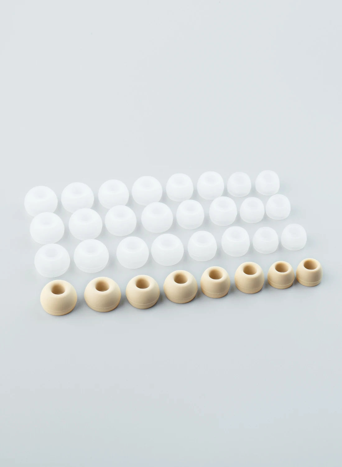 1/16 Pairs(S/M/L/XS) Soft Silicone Replacement Eartips Coffee Clear Earbuds Replacement Ear Pads For KS1 KZ BL03 Earphone New