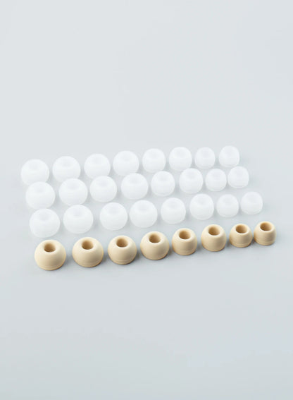 1/16 Pairs(S/M/L/XS) Soft Silicone Replacement Eartips Coffee Clear Earbuds Replacement Ear Pads For KS1 KZ BL03 Earphone New
