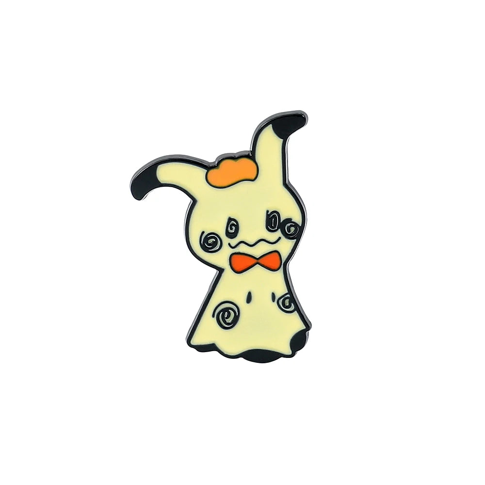 Pokemon Cartoon Metal Enamel Pins Brooch Cute Pikachu Badges Metal Denim Shirt Lapel Pin Jewelry Accessories Beauty World Shop