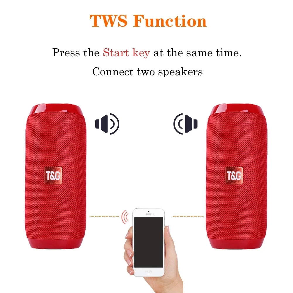 Portable Wireless Bluetooth Speaker Blutooth Music Sound Box For Caixa De Som Blootooth Subwoofer Radio FM Handfree Bass System Beauty World Shop