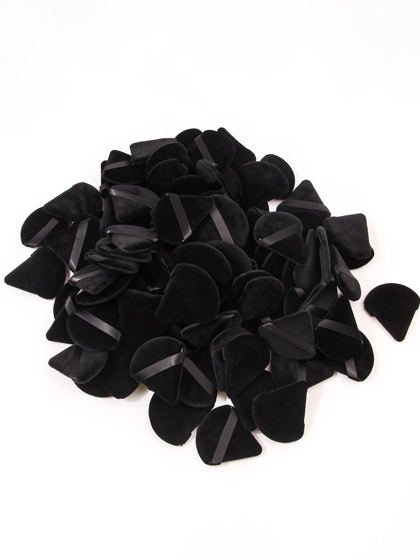 2Pcs/100Pcs  Triangle Powder Puff For Loose Powder Liquid Cosmetic Soft Plush Powder Puff Makeup Foundation Puff Makeup Tool Beauty World Shop