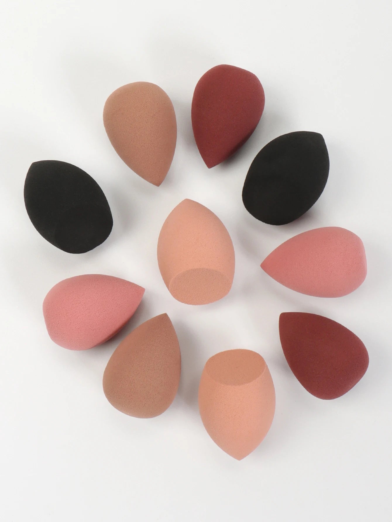 10 件 Mini Makeup Sponge Powder Puff Beauty Sponge for Makeup Concealer Liquid Foundation Face Cosmetic Puff Make up Sponge Beauty World Shop