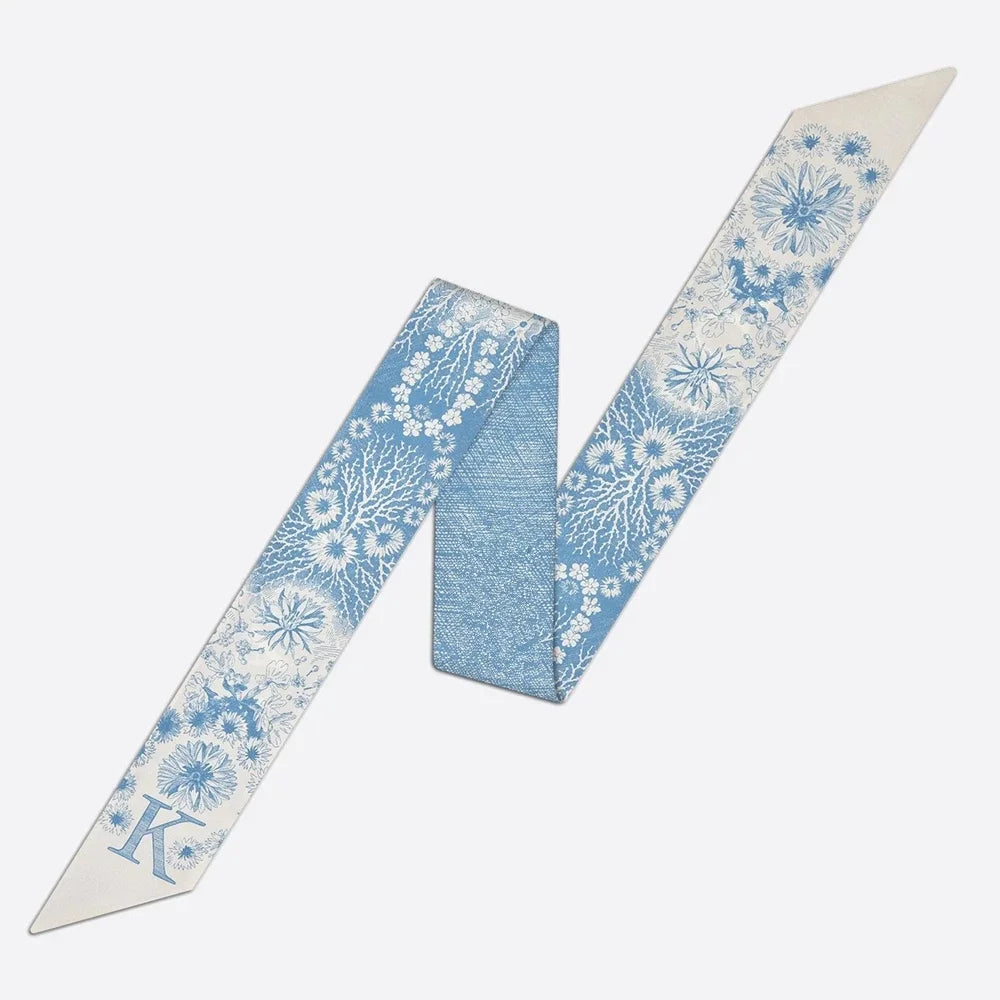 26 Letters Tarot Constellation Bag Scarf Twill Silk Scarves Women New Neckerchief Hair Headbands Beauty World Shop