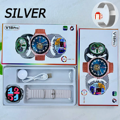 New Fashion Smart Watch 2025 Bluetooth Call Man Woman Heart Rate Health Monitoring Sports Waterproof Smartwatch for Android IOS
