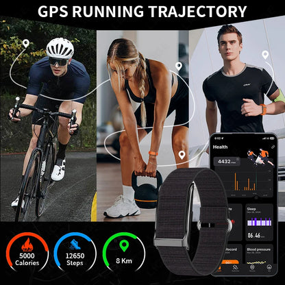 LIGE No Screen Smart Watch Men's Sports Outdoors Fitness Heart Rate Monitor 1ATM Waterproof New Smartwatch For Andrio IOS 2025 Beauty World Shop