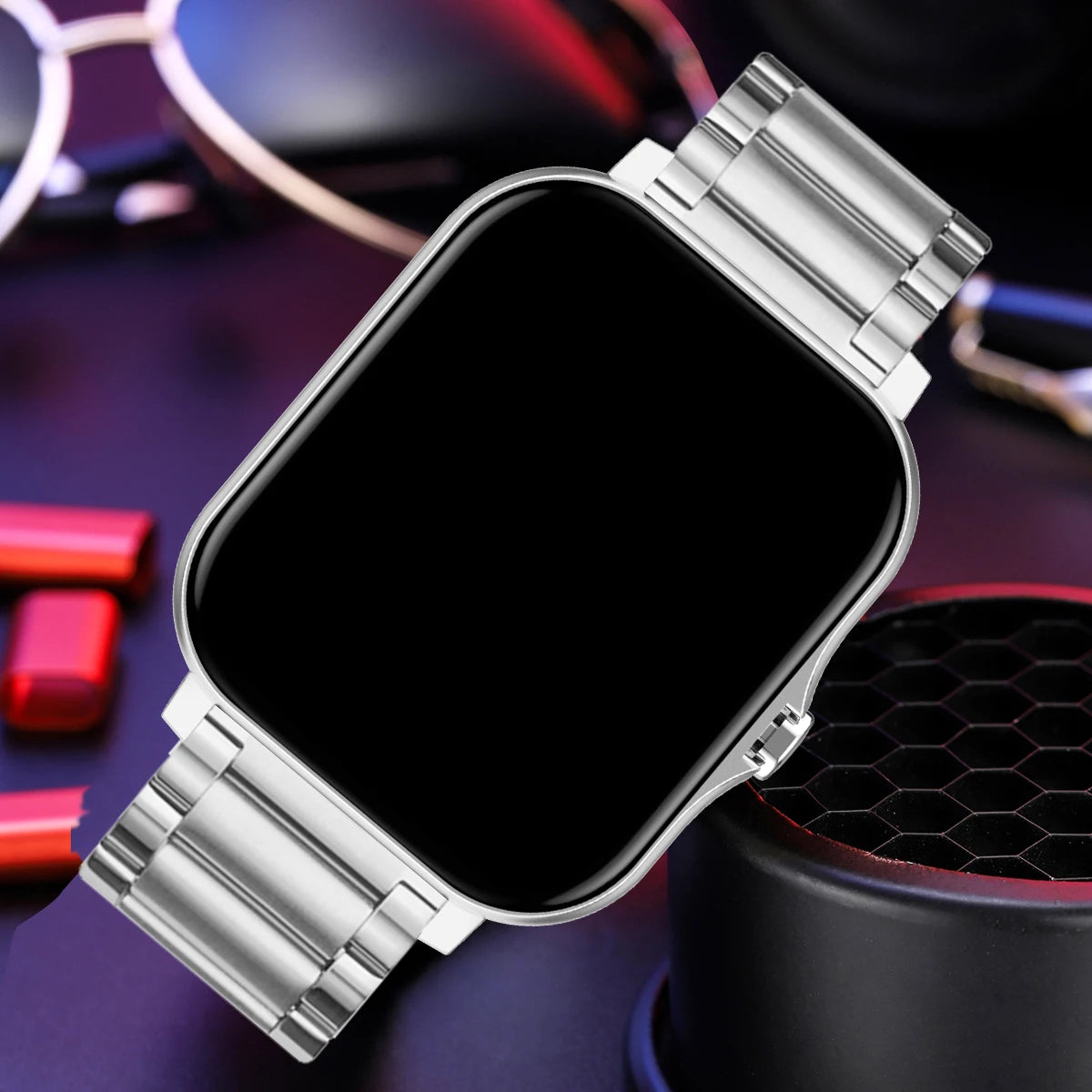 1.83'' Waterproof Smart Watch with Message Answer Call Sleep Monitoring Sports Pedometer Information Alerts For iPhone Android Beauty World Shop