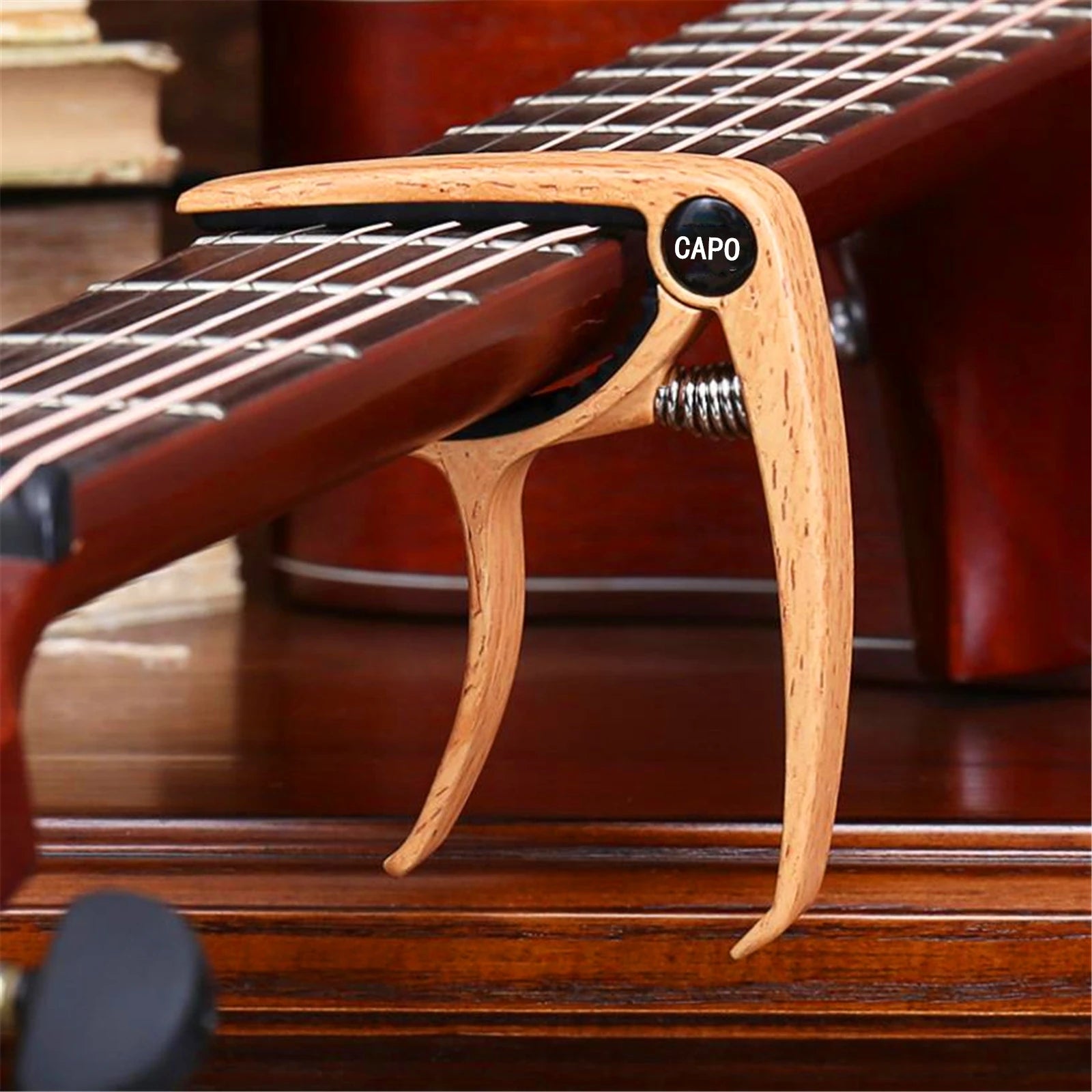 Guitar Capo Metal 1PCS Aluminum Alloy Guitar Tuner Clamp Professional Key Trigger Capo for Acoustic Electric Musical Instruments Beauty World Shop
