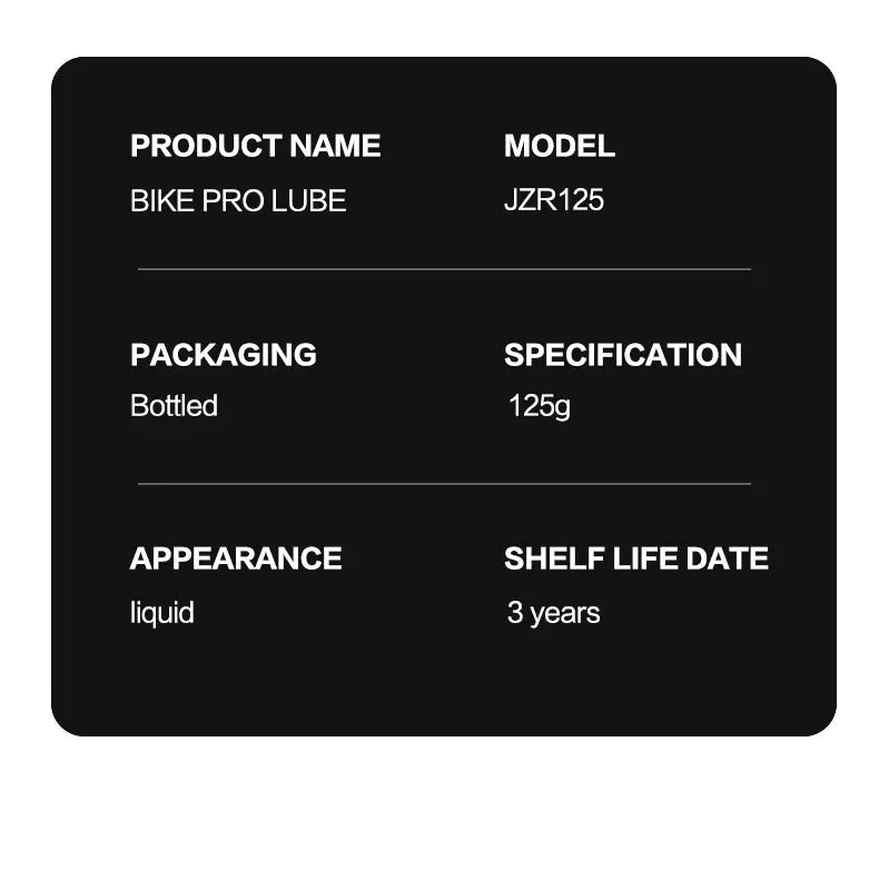125ml Bicycle Special Lubricant MTB Road Bike Mountain Bike Lube Chain Oil for Fork Flywheel Chain Cycling Accessories Beauty World Shop