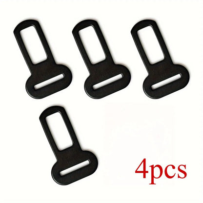 2/4 Pet Seat Belt Adapters - Car Metal Clips for Pet Leashes, Compatible with Truck & Car Seats Beauty World Shop