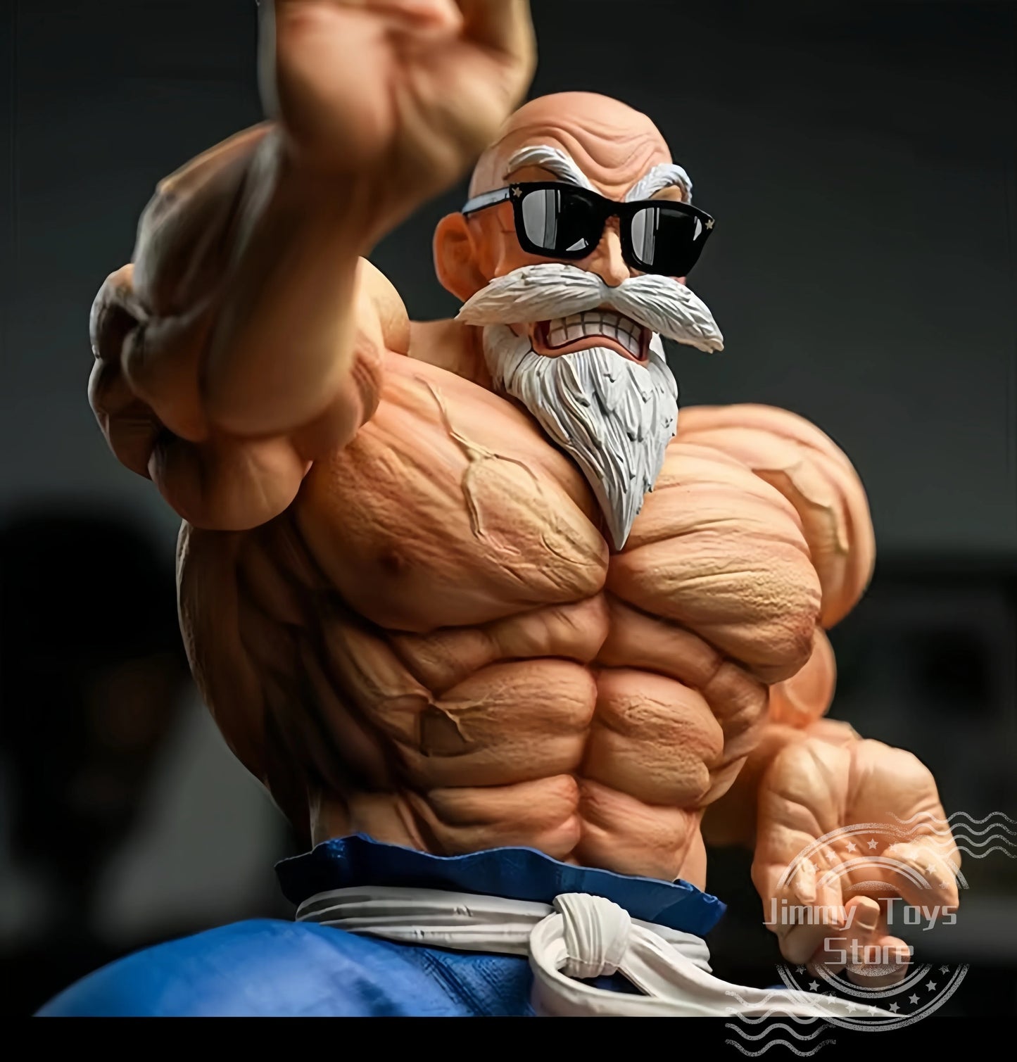 10cm Anime Dragon Ball figure GK Muscle Master Roshi Goku Kame Sennin Figurine PVC Action Figure Model Children Dolls Gift Toys Beauty World Shop