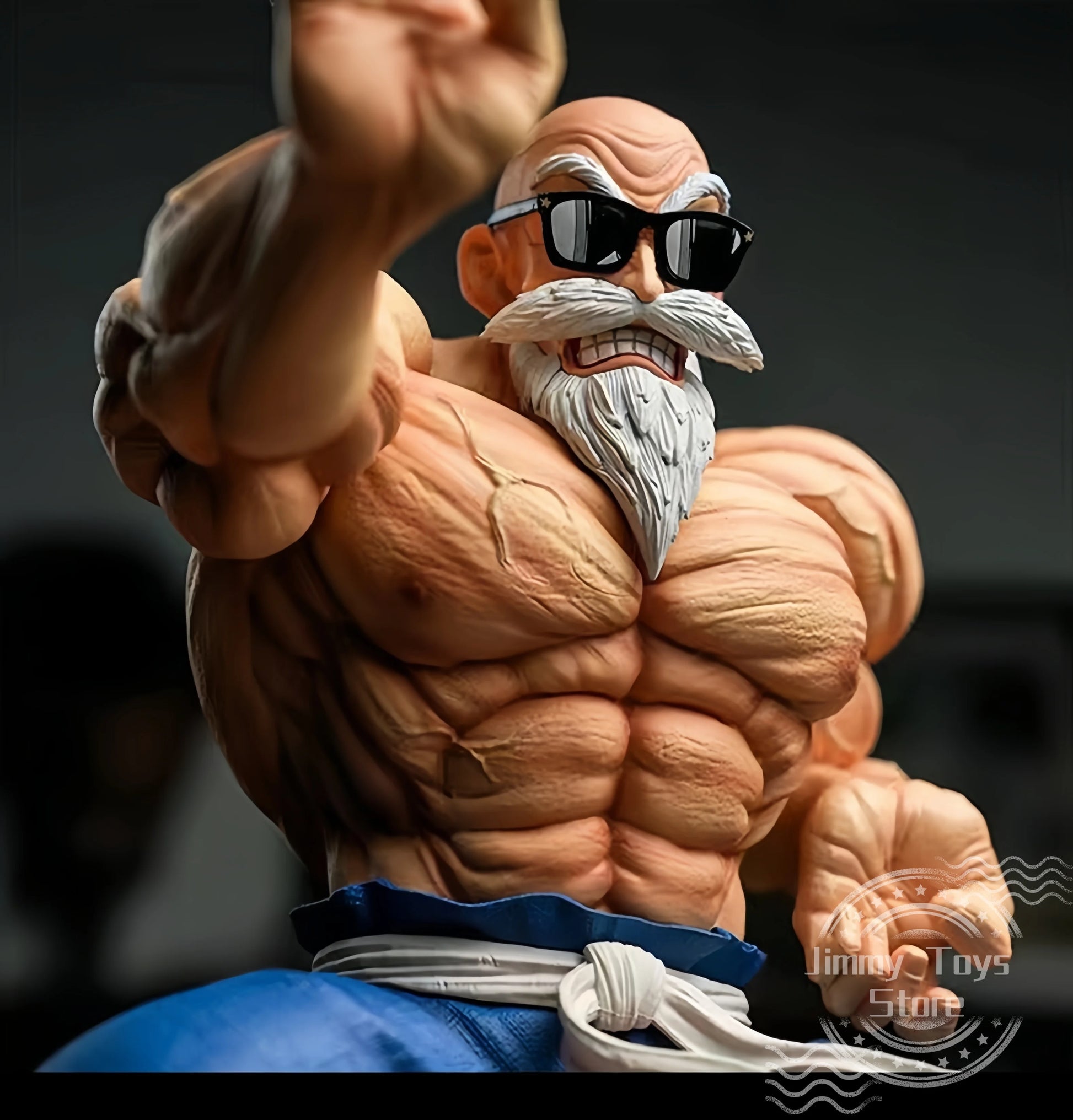 10cm Anime Dragon Ball figure GK Muscle Master Roshi Goku Kame Sennin Figurine PVC Action Figure Model Children Dolls Gift Toys Beauty World Shop