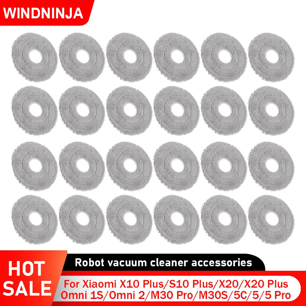 Mop Cloths For Xiaomi X10 Plus S10 Plus X20 Plus 5C 5 5Pro Omni 1S Omni 2 M30 Pro M30S OV31GL OV42CN OV21GL Vacuum Mop Parts Beauty World Shop