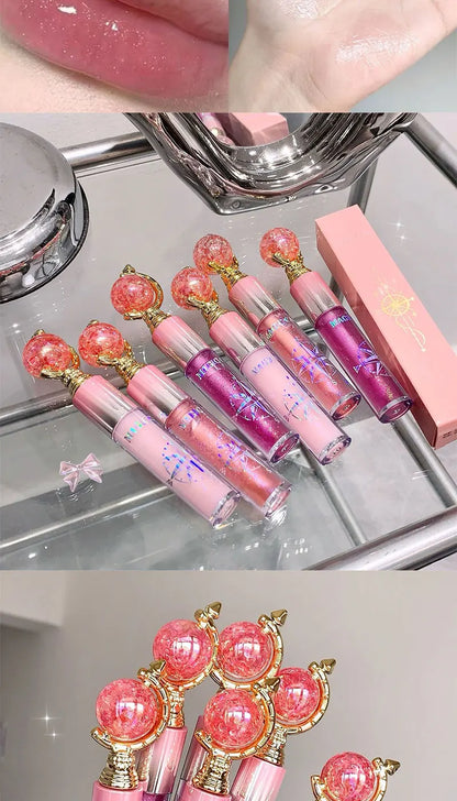MAGIC CASA Shimmering Lip Gloss — Hydrating and Moisturizing, Mirror Finish, Plumping Glass-Like Lips Beauty Trend Shop