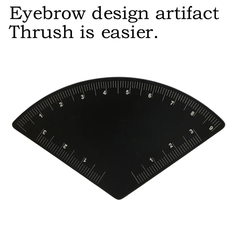 Eyebrow Ruler Microblading Mapping Tool Shaping Permanent Makeup Drawing Guide Ruler Tattoo Aluminum Alloy Fast Drawing Eyebrow Beauty World Shop