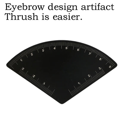 Eyebrow Ruler Microblading Mapping Tool Shaping Permanent Makeup Drawing Guide Ruler Tattoo Aluminum Alloy Fast Drawing Eyebrow Beauty World Shop