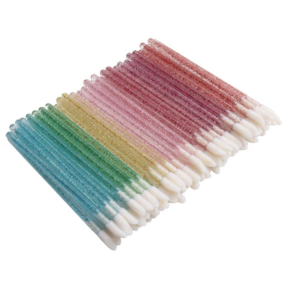100/300PCS Crystal Lip Brush Lipstick Gloss Applicator Wands Wholesale For Eyelashes Extension Tool Kits Makeup Accessories Beauty World Shop