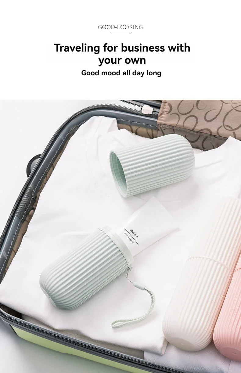 Portable Toothpaste Toothbrush Protect Holder Case Travel Camping Storage Box Protect Toothbrush Toothpaste from Dirt and Damage Beauty World Shop