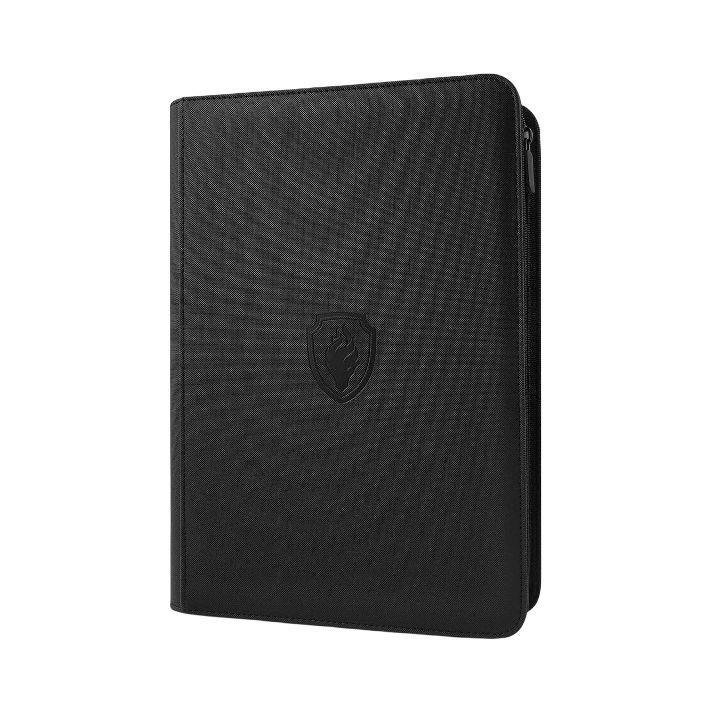 9 Pocket Zipper Card Binder, 360 Trading Card Holder Book, Premium PU Cover Zip Binder for Cards, Durable Side Loading Card Beauty World Shop