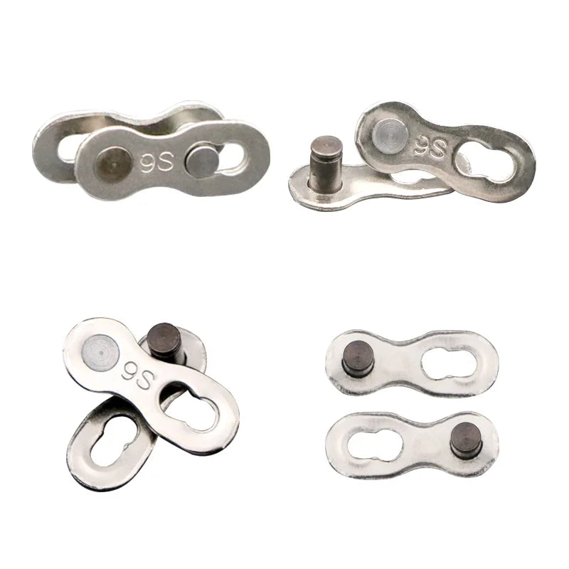 5 Pair Bicycle Chain Link Connector Joints Magic Buttons Cycling Speed Quick Master Links For Mountain Bike 6/7/8/9/10/11/12 S Beauty World Shop