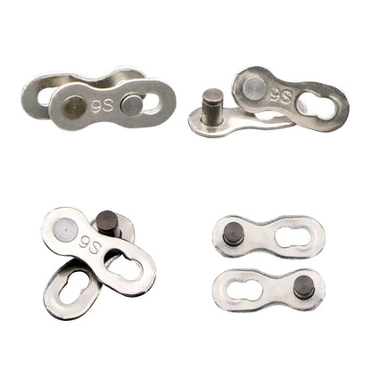 5 Pair Bicycle Chain Link Connector Joints Magic Buttons Cycling Speed Quick Master Links For Mountain Bike 6/7/8/9/10/11/12 S Beauty World Shop
