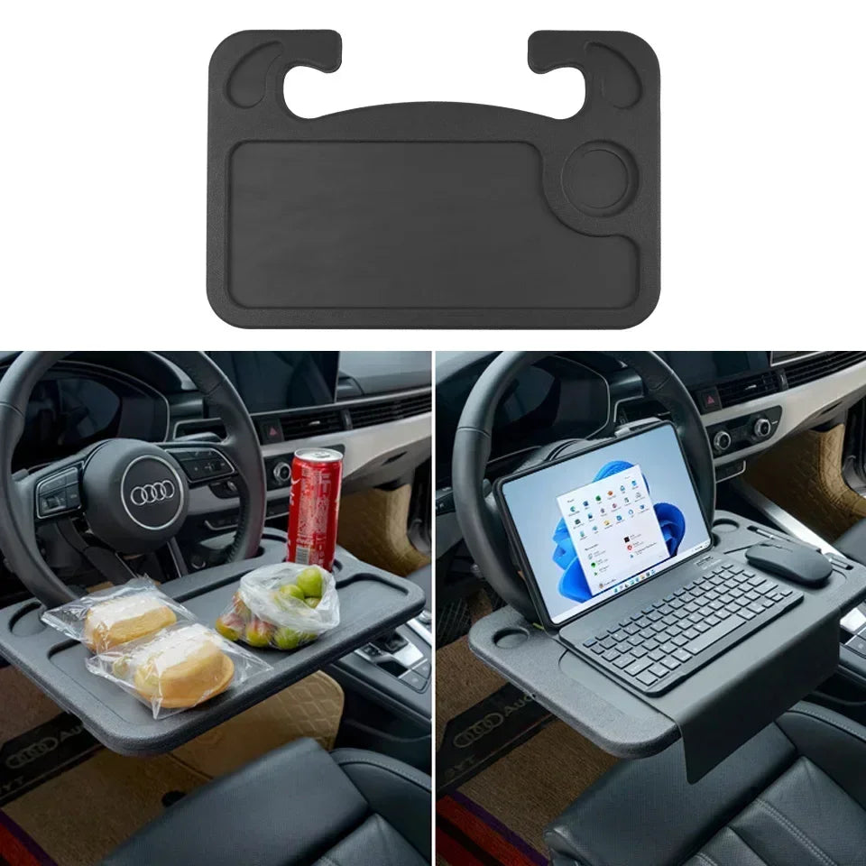 Portable Car Laptop Computer Desk Mount Stand Foldable Steering Wheel Dining Table Bracket Drink Food Coffee Tray Board Amagi Beauty World Shop