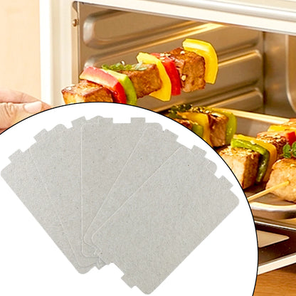 5pcs Universal Microwave Oven Mica Sheet Kitchen Accessories Wave Guide Waveguide Cover Sheet Plates 11.6 X 6.5cm Beauty World Shop