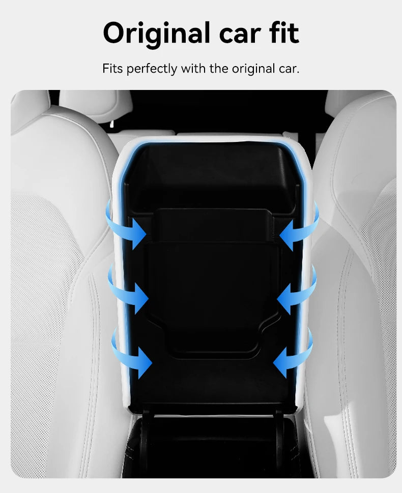 YZ For Tesla Model 3 Highland Y Juniper 2025-2026 Soft Center Console Armrest Pad Auto Central Armrest Box Cover Car Accessories Beauty World Shop