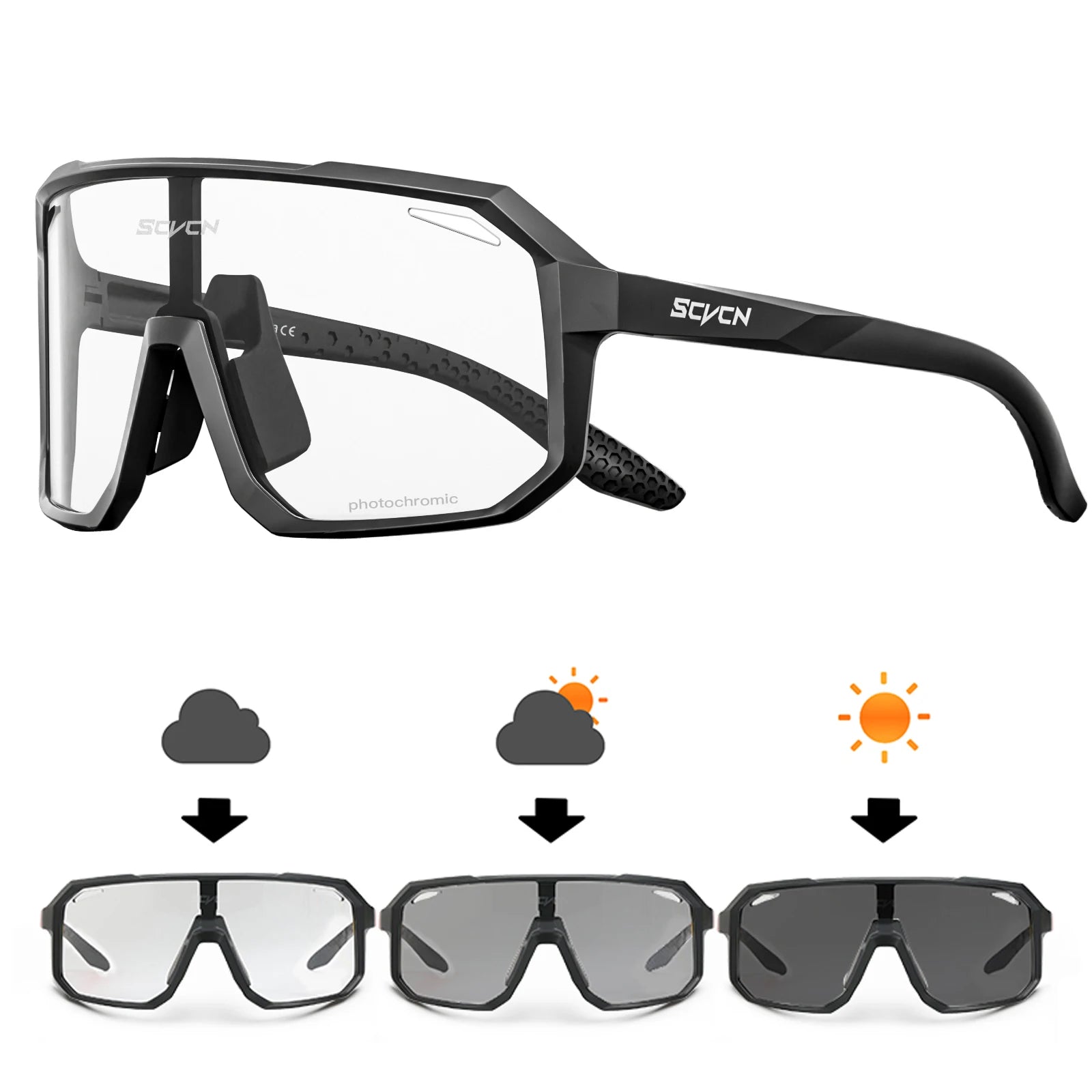 SCVCN New Cycling Glasses Bike Sunglasses Men UV400 Eyewear Outdoor Sports MTB Goggles Bicycle Women Riding Hiking Sunglasses Beauty World Shop