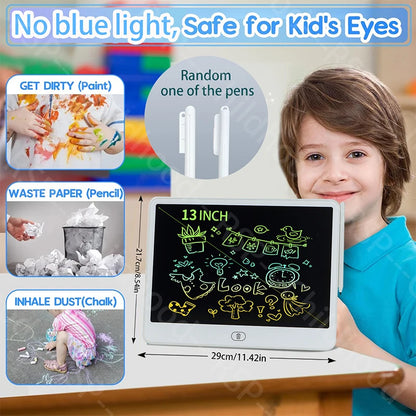16/13/11 Inch LCD Writing Board Drawing tablet Kids Writing Painting Children Educational Toys for 3 4 5 6 7 8 Years Girls Boys Beauty World Shop