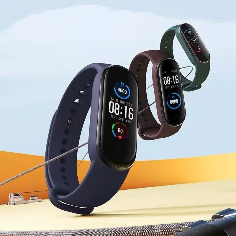 official Silicone Strap For Xiaomi Mi Band 4 5 6 7 Bracelet Sport Watch Wristband Miband4 miband7 Correa Mi band 3 4 5 6 7 Band Beauty Fashion
