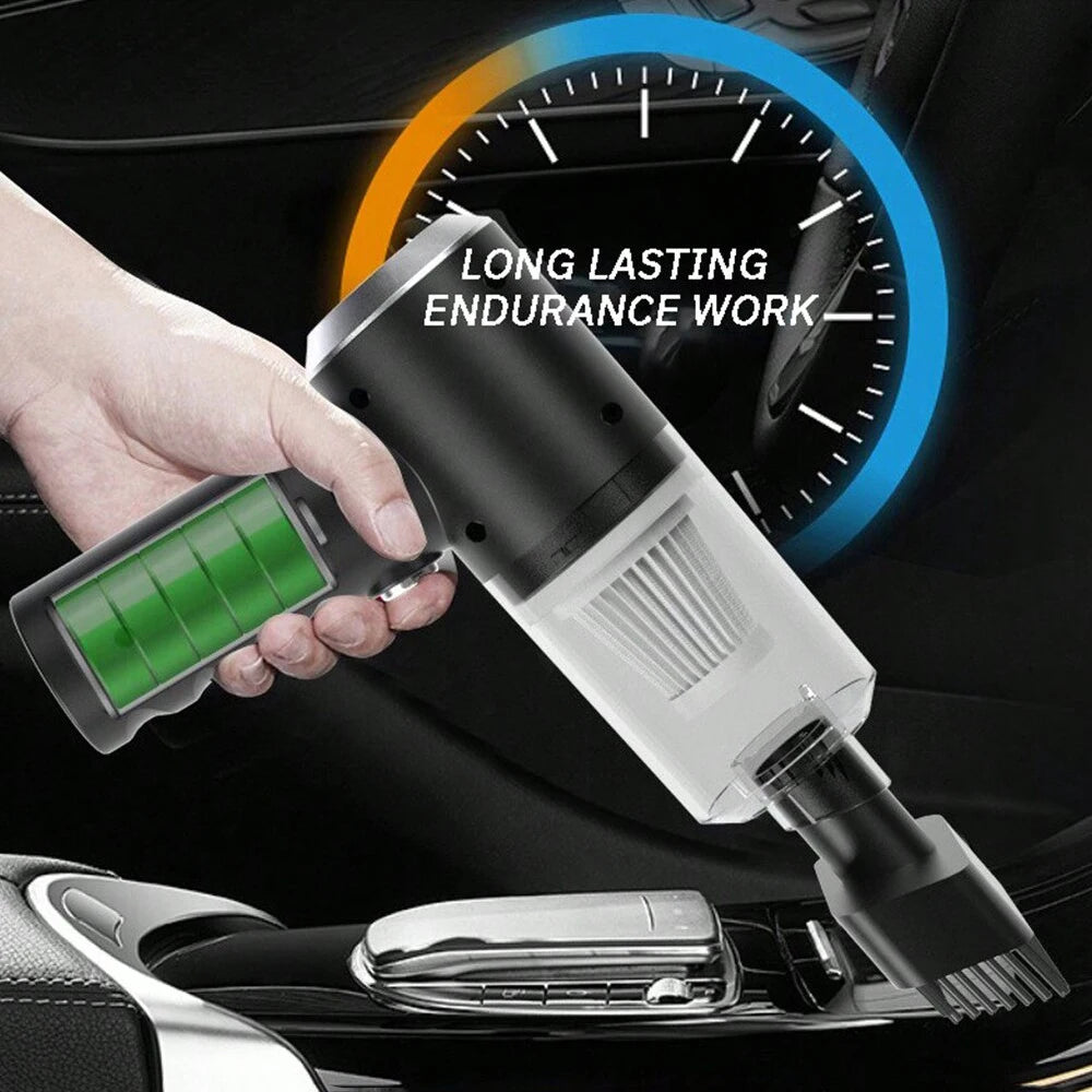 3 In 1 Integrated Suction And Blowing Vacuum Combination Vacuum Cleaner USB Charging Small Car Household Vacuum Cleaner Beauty World Shop