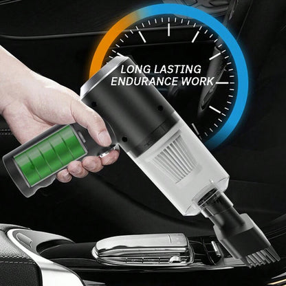3 In 1 Integrated Suction And Blowing Vacuum Combination Vacuum Cleaner USB Charging Small Car Household Vacuum Cleaner Beauty World Shop