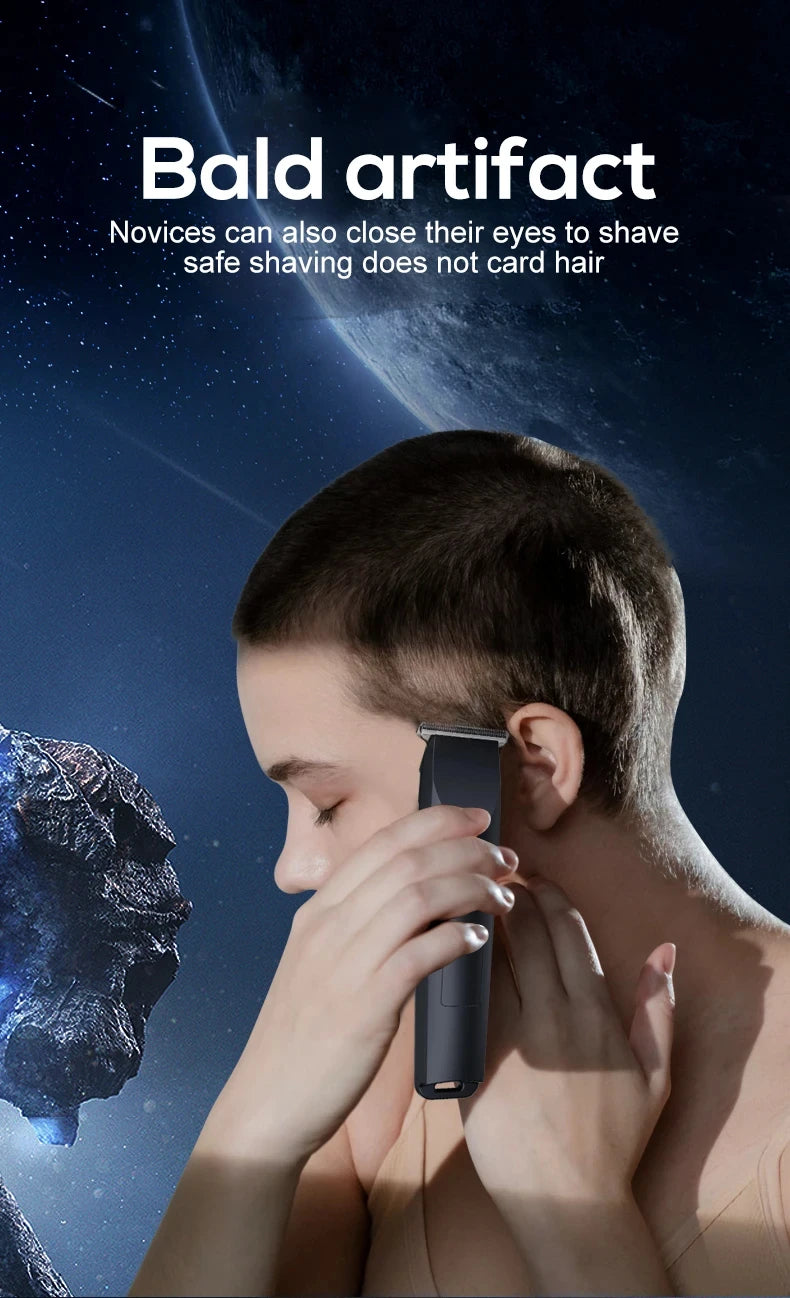 Design of adjustable cutter head with USB charging for electric hair clipper hair and beard trimming Beauty World Shop