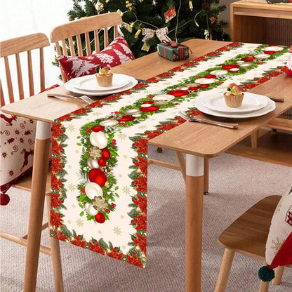 Christmas Table Runner Merry Christmas Decoration For Home Xmas Table Decor 2025 Navidad Notal Noel Ornament Happy New Year 2026 Beauty World Shop