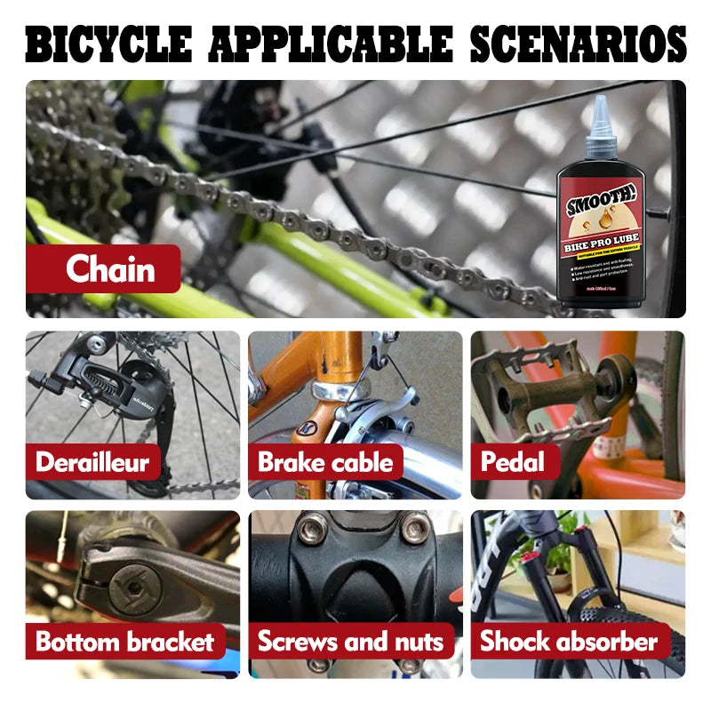 125ml Bicycle Special Lubricant MTB Road Bike Mountain Bike Lube Chain Oil for Fork Flywheel Chain Cycling Accessories Beauty World Shop