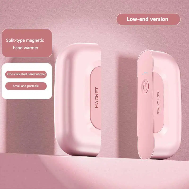 2-in-1 Magnetic Hand Warmer 60000mAh Fast charging Digital Display Mini Portable USB Rechargeable Pocket Heater 2026 Beauty World Shop