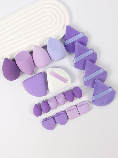 20 Pcs Pink Makeup Sponge and Makeup Puff Set Suitable for Face Cream and Powder Concealer Powder Makeup Machine Beauty World Shop