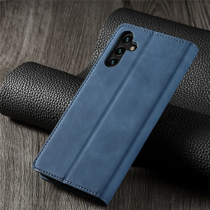 Leather Phone Case For Samsung S26 S25 edge S24 S23 FE S22 Ultra S21 S20 S10 Plus Note 20 10 9 Magntic Flip Card Wallet Cover Beauty World Shop
