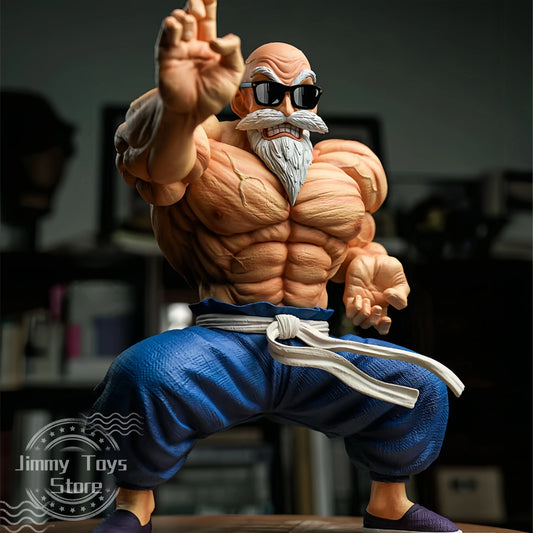 10cm Anime Dragon Ball figure GK Muscle Master Roshi Goku Kame Sennin Figurine PVC Action Figure Model Children Dolls Gift Toys Beauty World Shop