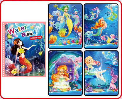 NEW Kids Magic Water Drawing Books Coloring Books Painting Toys for Kids Birthday Christmas New Year Gift for Boys and Girls Beauty Fashion