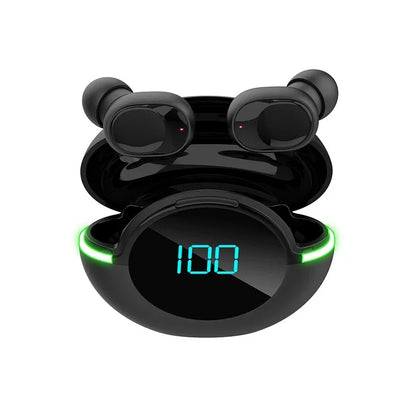 #Y80 New Bluetooth Earphones Tws Wireless Sports Running Waterproof Noise Reduction Gaming Esports Mobile Digital Display Beauty World Shop