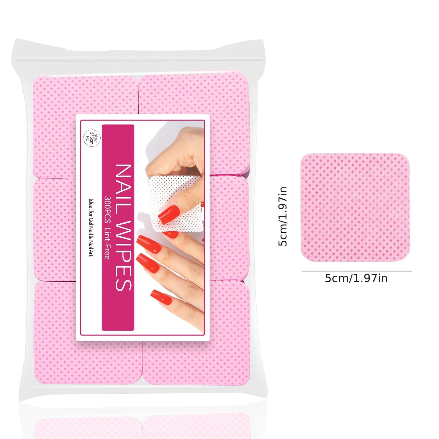 Nail Polish Remover Wipes Nail Cleaning Pads, Non Woven Nail Pads For Women Girl Beauty Salon Beauty World Shop