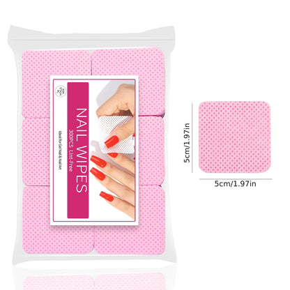 Nail Polish Remover Wipes Nail Cleaning Pads, Non Woven Nail Pads For Women Girl Beauty Salon Beauty World Shop