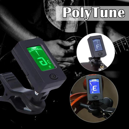 Gitaar Tuner Apparaat 12-Tone Ukelele Bas Viool Tuner Draagbare Automatische Trillingen Transmissie Instrument Tuner Accessoire Beauty Trend Shop