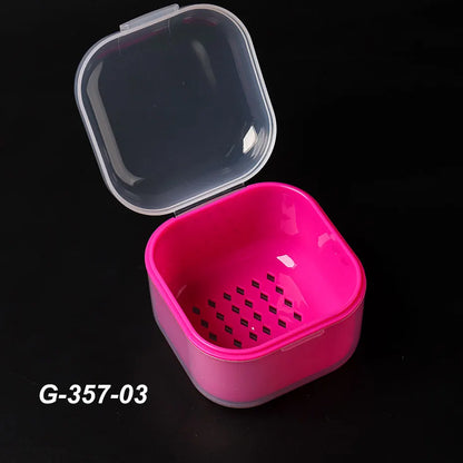 Portable Alcohol Disinfection Filter Cleaning Box Nail Art Drill Bits Grinding Head Disinfection Box Manicure Sterilization Tool Beauty World Shop
