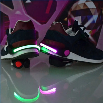 LED Luminous Shoe Clip Light Outdoor Running Cycling Bicycle RGB Novelty Lighting Safety Night Warn Lamp Glowing Zapato Ciclismo Beauty World Shop