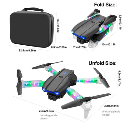 E99 K3 Pro HD 4K Drone with Dual Camera WiFi FPV Aerial Photography RC Quadcopter High Hold Mode Beauty Fashion
